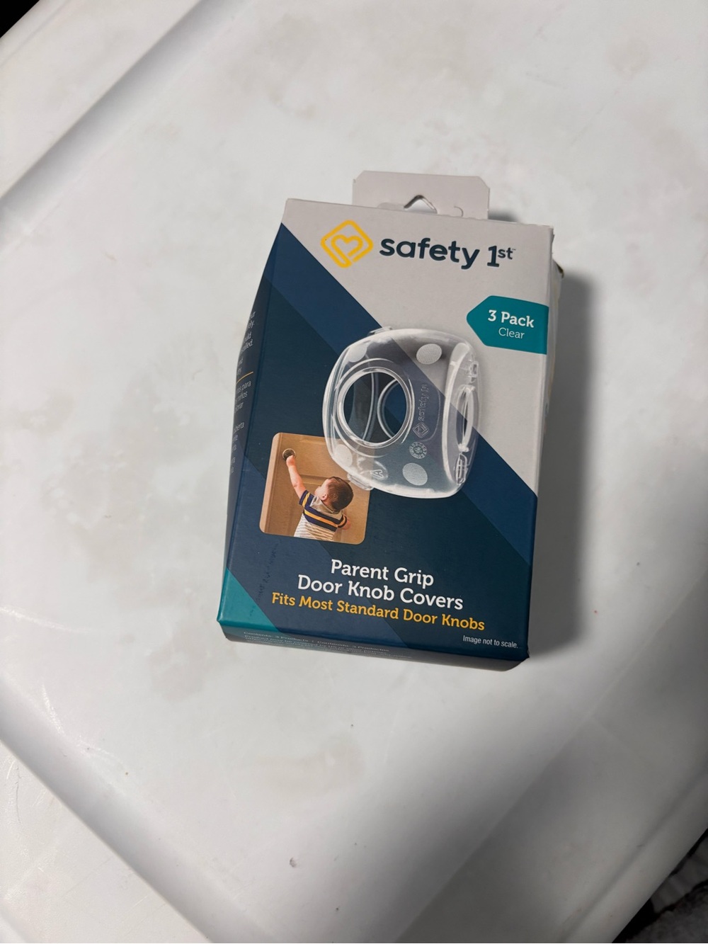 Safety 1st Clear Parent Grip Door Knob Covers - 3 Pack